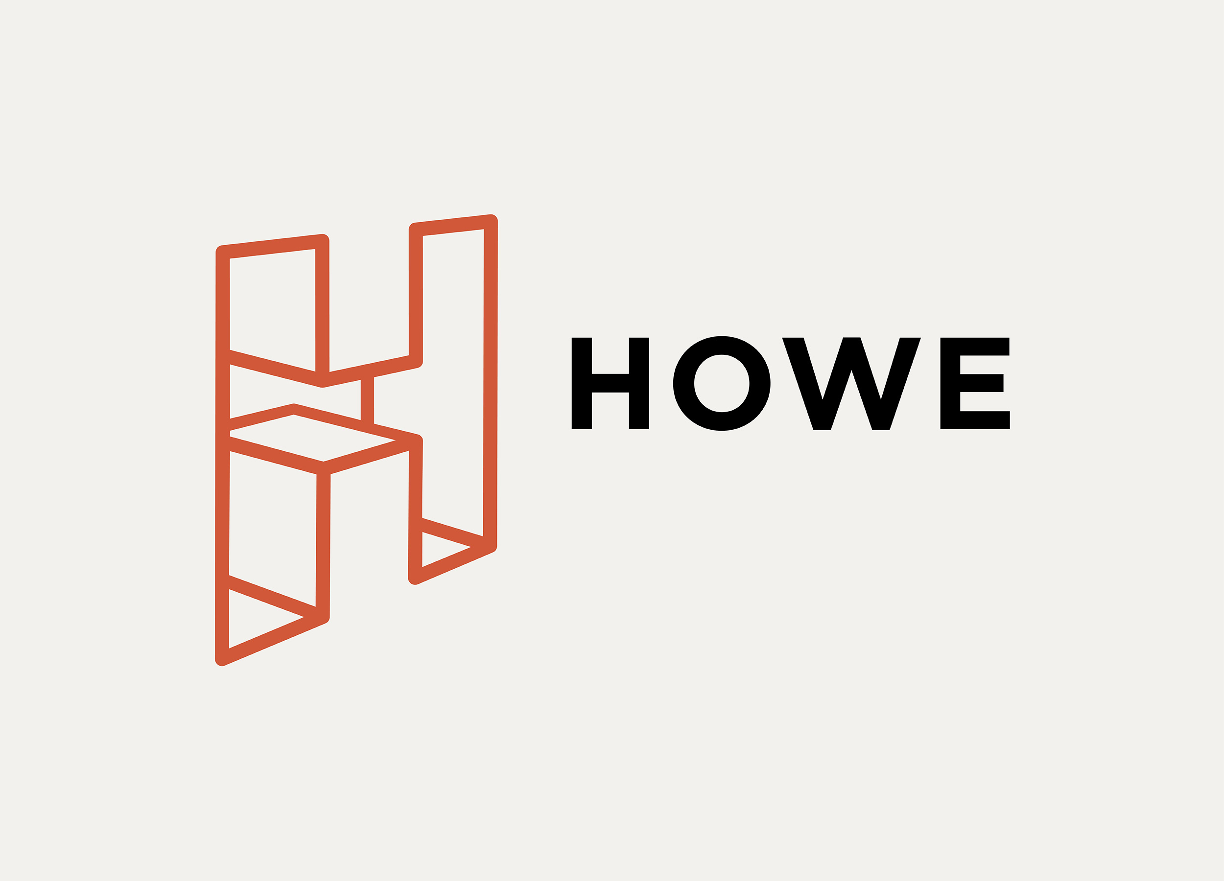 Logo für das Bauunternehmen Howe.